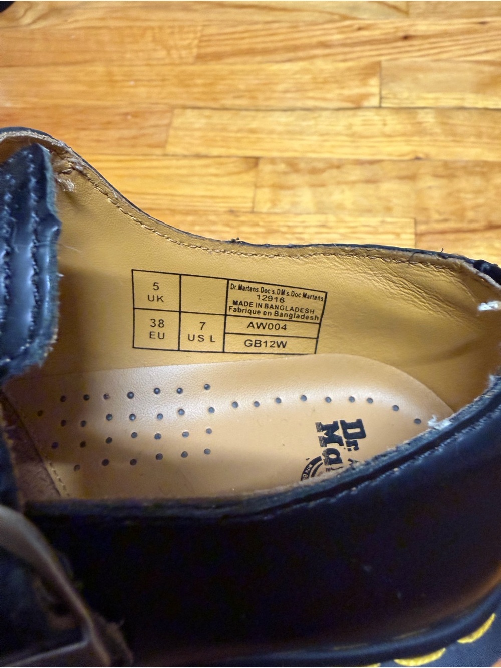 Dr. Martens Black Double Buckle Mary Jane Shoes - Picture 8 of 8
